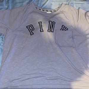 victoria secrets pink t-shirt